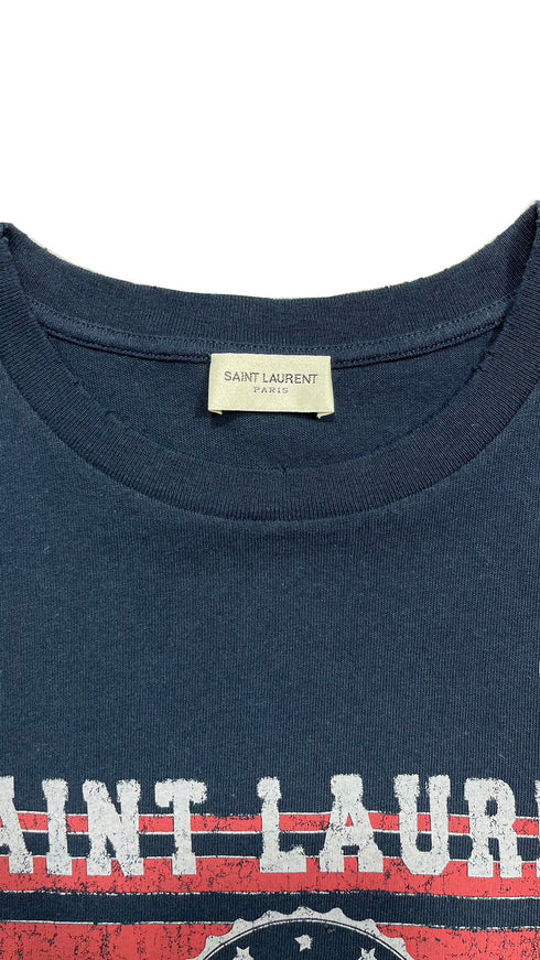 ロゴフラグプリントTシャツ